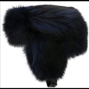 NWT Moncler Fur trapper hat